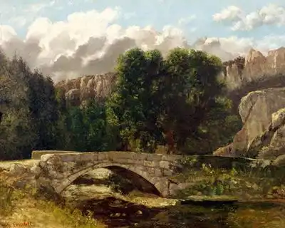 Courbet, Gustave: The Pont de Fleur...